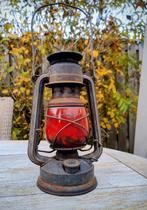 Stormlamp, olielamp, Feuerhand, signaallamp, Antiek en Kunst, Antiek | Lampen, Ophalen of Verzenden