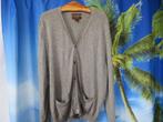 dun grijs cashmere cardigan vest mt XL van Tasso Elba, Maat 52/54 (L), Ophalen of Verzenden, Tasso Elba, Grijs