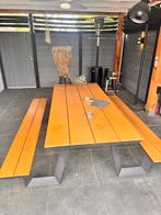 Picknicktafel - beschadigngen, Tuin en Terras, Picknicktafels, Ophalen, Gebruikt, Rechthoekig, Aluminium
