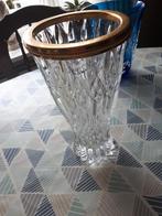 krisstallen vaas, Huis en Inrichting, Woonaccessoires | Vazen, Ophalen, Wit, Nieuw, Glas