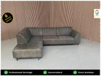 GRATIS LEVERING Hoekbank Antraciet 275x200 GEREINIGD, 250 tot 300 cm, Stof, Hoekbank, Ophalen of Verzenden