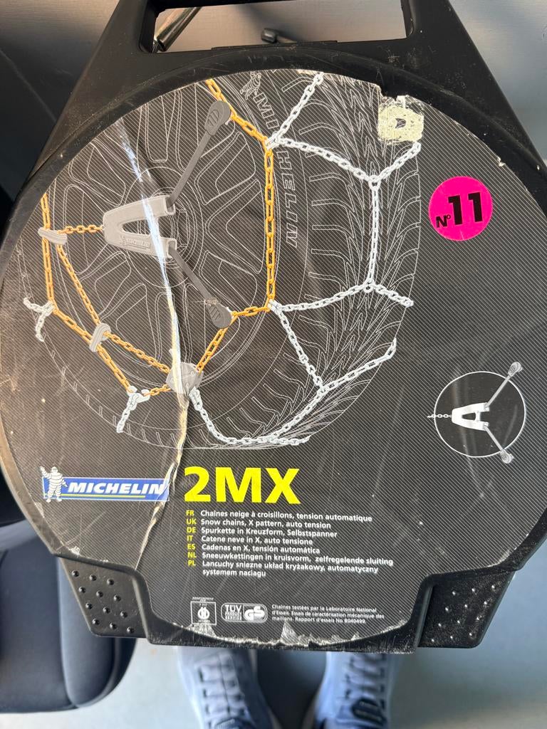Michelin 2MX Sneeuwkettingen No. 11, Ophalen, Nieuw