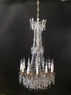 Een verguld bronzen kroonluchter met zes lichtpunten., Huis en Inrichting, Lampen | Kroonluchters, Ophalen