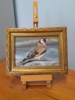 OPRUIMING Schilderij puttertje met lijst -, origineel cadeau, Huis en Inrichting, Minder dan 50 cm, Nieuw, Ophalen of Verzenden