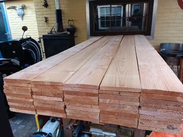 50 douglas planken 20 cm breed 2.60 lang 2 cm dik  beschikbaar voor biedingen