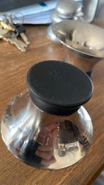 Erik Bagger Denmark twee waxine lichtjes houders RVS, Ophalen of Verzenden, Metaal, Minder dan 25 cm
