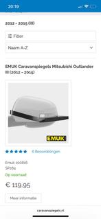 Emuk caravanspiegels set te koop, Caravans en Kamperen, Caravan accessoires, Ophalen of Verzenden, Zo goed als nieuw