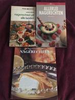 3 kookboekjes nagerechten, Boeken, Kookboeken, Ophalen of Verzenden, Zo goed als nieuw