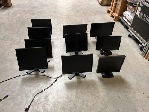 Dell 19 inch Monitoren - Partij, Computers en Software, Monitoren, Gebruikt, 60 Hz of minder, VGA, Kantelbaar, LED, Full HD, 5 ms of meer