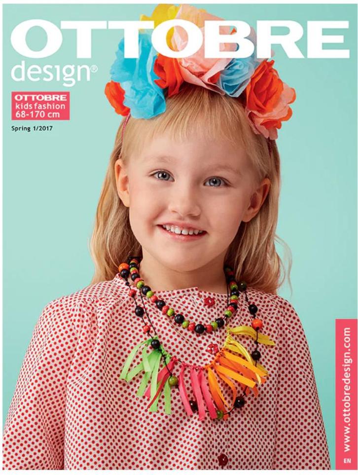 OTTOBRE KIDS - LENTE - 1/2017, Hobby en Vrije tijd, Kledingpatronen, Zo goed als nieuw, Overige typen, Kind, Overige merken, Ophalen of Verzenden