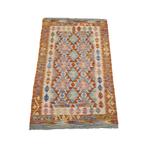 Vintage Afghaanse wollen kelim 130X80, Huis en Inrichting, Stoffering | Tapijten en Kleden, 100 tot 150 cm, Vintage, Zo goed als nieuw