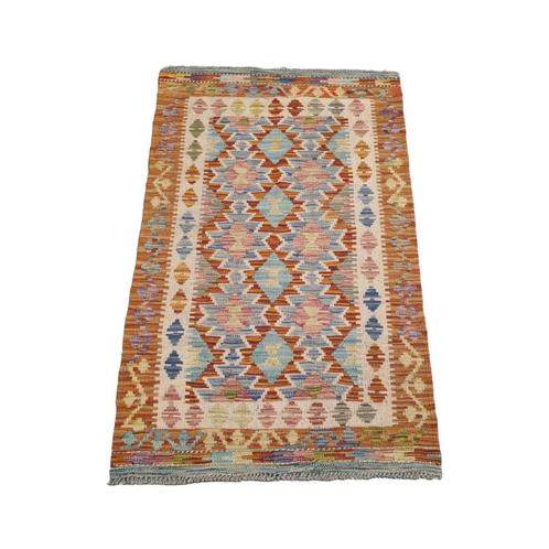 Vintage Afghaanse wollen kelim 130X80, Huis en Inrichting, Stoffering | Tapijten en Kleden, Zo goed als nieuw, 50 tot 100 cm, 100 tot 150 cm