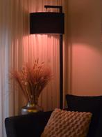 Zwarte Staande Lamp - Vierkante Voet - 180cm, Huis en Inrichting, Lampen | Vloerlampen, Gebruikt, Ophalen of Verzenden, Metaal