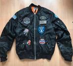 Vintage FUTURE BULLET MILITAIRE Us Air Force Bomber jacket, Maat 52/54 (L), Ophalen of Verzenden, Zo goed als nieuw, Future Bullet