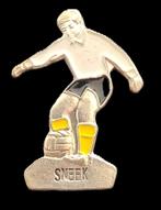 Sneek voetbal speld- zivervoetje, Verzamelen, Ophalen of Verzenden, Nieuw, Sport, Speldje of Pin