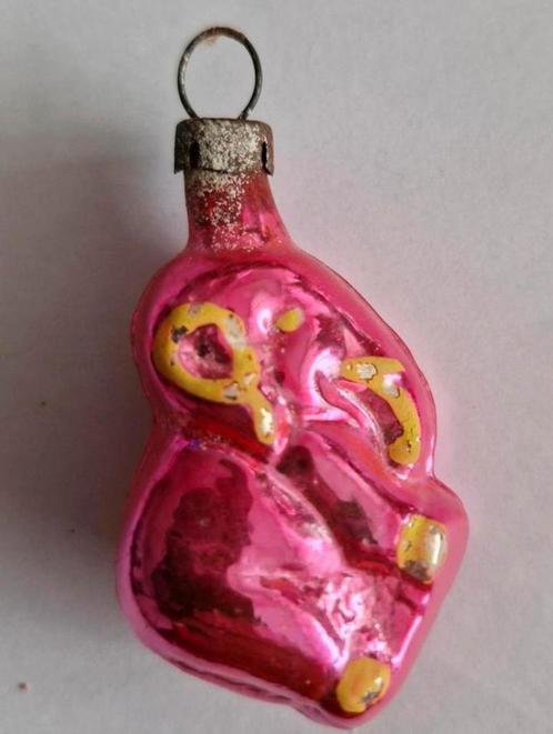 Oud Kerstfiguur Roze Olifant, Diversen, Kerst, Zo goed als nieuw, Ophalen of Verzenden