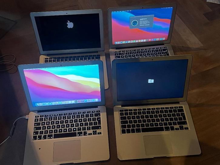 4 x Apple Macbook Air 2014, Computers en Software, Apple Macbooks, Gebruikt, MacBook Air, 13 inch, Minder dan 2 Ghz, Onbekend