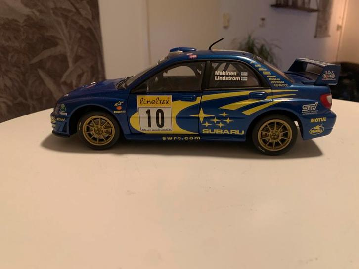Subaru Impreza WRC Modelauto - Rally Monte Carlo, Hobby en Vrije tijd, Modelauto's | 1:18, Gebruikt, Auto, Overige merken, Verzenden