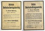 8e Duitsche Oorlogsleening - emissie in 2 talen - 1918, Ophalen of Verzenden, Voor 1920, Overige typen