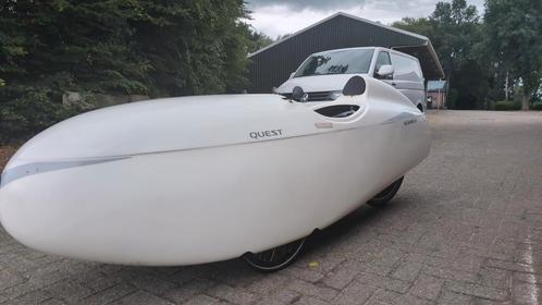 Quest velomobiel ligfiets bj 2009, Fietsen en Brommers, Fietsen | Ligfietsen, Gebruikt, Overige merken, Ophalen