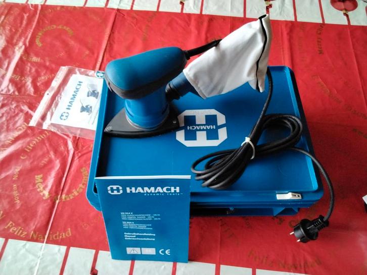 Nieuwe Hamach Delta Schuurmachine in Doos, Doe-het-zelf en Verbouw, Gereedschap | Schuurmachines, Nieuw, Vlakschuurmachine, Minder dan 600 watt