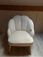 tk:Superleuke schelp fauteuil van Westwing in creme kleur, Ophalen of Verzenden, Zo goed als nieuw, 75 tot 100 cm, 50 tot 75 cm