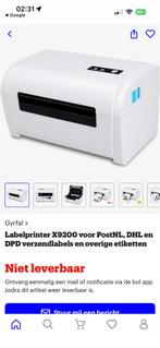 Gyrfal X9200 Labelprinter -nieuw, Ophalen of Verzenden, Zo goed als nieuw, Etiket