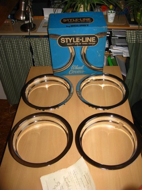 set van 4x Chroomringen : 14 inch - NIEUW, Auto diversen, Wieldoppen, Nieuw, Ophalen of Verzenden