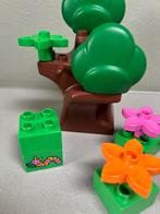 Duplo Boom met Bloemen en Rups Blok, Ophalen of Verzenden, Gebruikt, Losse stenen, Duplo