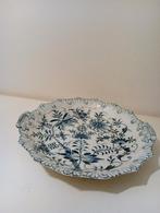 Swiebelmuster serveerschaal  porselein handbeschilderd bord, Antiek en Kunst, Antiek | Porselein, Ophalen of Verzenden