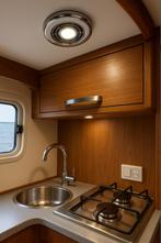 Inbouw LED-spot met Afzuigventilator 12V, Doe-het-zelf en Verbouw, Ventilatie en Afzuiging, Ophalen of Verzenden, Nieuw, Afzuiger