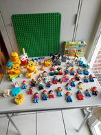 Grote Lego Duplo Set - 41 Poppetjes + Grondplaat, Ophalen of Verzenden, Gebruikt, Losse stenen, Duplo