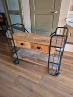 Verrijdbaar drankkastje met lades, Ophalen, Gebruikt, Minder dan 75 cm, Minder dan 150 cm