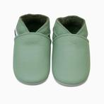 Lichtgroene leren babyslofjes van Baby-Slofje, Kinderen en Baby's, Babykleding | Schoentjes en Sokjes, Ophalen of Verzenden, Nieuw