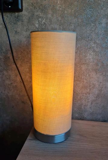 2 moderne tafellampen * taupe * Fabric van Leen Bakker beschikbaar voor biedingen
