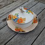 Vintage art deco Mosa Maastricht plateel botervlootstel, Antiek en Kunst, Antiek | Keramiek en Aardewerk, Ophalen of Verzenden