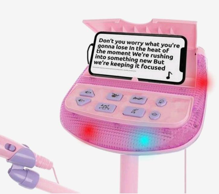 Karaoke op een standaard met een microfoon, Kinderen en Baby's, Speelgoed | Overig, Nieuw, Jongen of Meisje, Ophalen of Verzenden