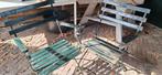 Vintage Bistro Stoelen met Leuning - Set van Twee, Ophalen, Bistro, Gebruikt, Twee