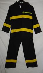 Leuk zwart/geel BRANDWEER/FIREMAN/FIREGIRL pak, Kinderen en Baby's, Carnavalskleding en Verkleedspullen, Ophalen, Gebruikt, 110 t/m 116