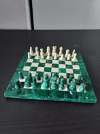 malachiet stenen schaakspel, Antiek en Kunst, Ophalen of Verzenden