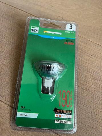 LED Spot 3 Watt warm white nieuw 