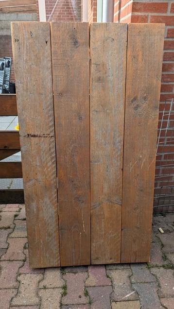 Steigerhout tafelblad 140x78 beschikbaar voor biedingen