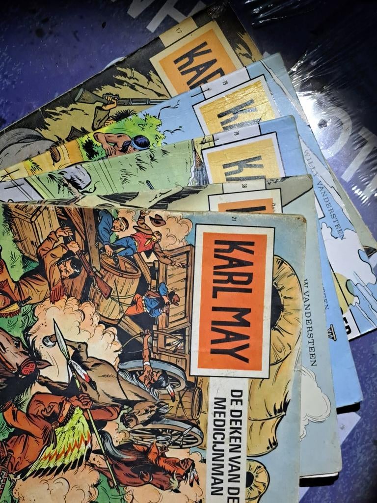 Karl may vandersteen, Eén stripboek, Ophalen, Gelezen