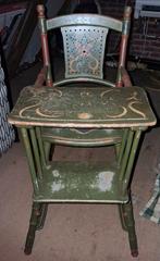 Antieke Hindelooper Kinderstoel, Ophalen