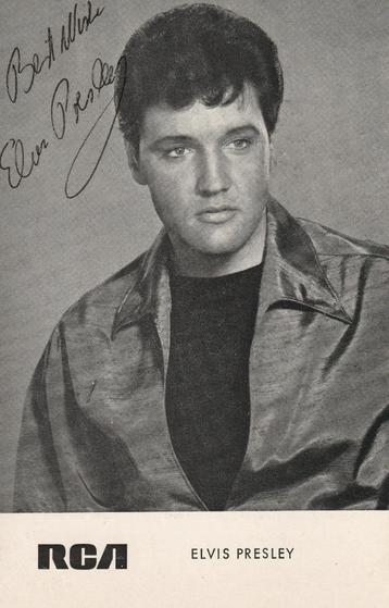 Elvis Presley Foto met Orig Handtekening  beschikbaar voor biedingen