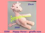 G090 Giraffe - Happy Horse : Goffy roze (25cm), Ophalen, Zo goed als nieuw, Overige typen