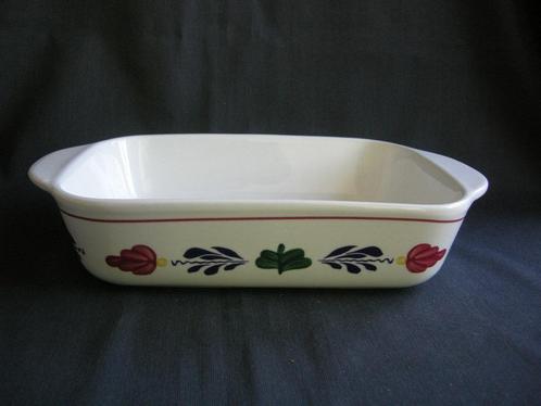 Boch Boerenbont ovenschalen, Huis en Inrichting, Keuken | Servies, Zo goed als nieuw, Schaal of Schalen, Boerenbont, Aardewerk