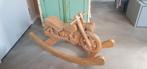 Massief houten hobbelmotor, Kinderen en Baby's, Speelgoed | Hobbelfiguren, Ophalen, Gebruikt