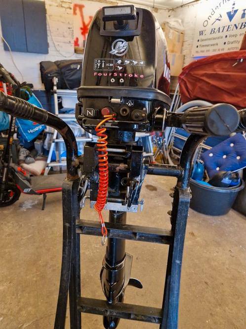 5 Pk Mercury buitenboord motor. Zeer goed werkend. Bj 2007., Watersport en Boten, Buiten- en Binnenboordmotoren, Gebruikt, Benzine