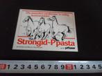 sticker paard 'n veilig wormmiddel strongid-p pasta pfizer, Ophalen, Zo goed als nieuw, Bedrijf of Vereniging